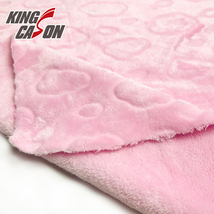 Tela de Franela de Felpa con Estampado de Nubes Rosa, Morado y Beige, Nueva Colección, Súper Suave, 100% Poliéster, para Textiles del Hogar - Product Image 5