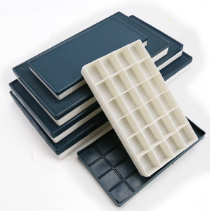 Palettes de voyage en plein air portables 36 puits aquarelle <span class=keywords><strong>Gouache</strong></span> peinture à l'huile <span class=keywords><strong>acrylique</strong></span> matière plastique Durable Portable Pigment Tin - Product Image 5