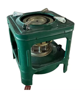 Réchaud à pétrole portable pliable en acier <span class=keywords><strong>pour</strong></span> l'extérieur avec brûleur émaillé à 8 mèches et allumage manuel <span class=keywords><strong>pour</strong></span> le camping, les pique-niques et le barbecue - Product Image 4