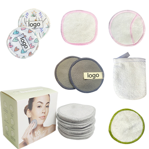 Pads de maquillage réutilisables en bambou, lavables, vente en gros directe d'usine - Product Image 6