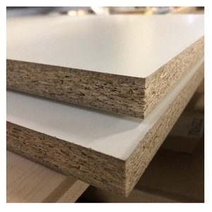 Melamine Faced Chipboard Wholesale White 4*8 Feet 18mm Melamine Faced Chipboard Particle <strong>Board</strong> - Product Image 2