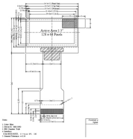 Pantalla LCD OLED con Interfaz SPI IIC de 1.3 Pulgadas, 30 Pines, 16 Pines, 128X64, Controlador SH1106