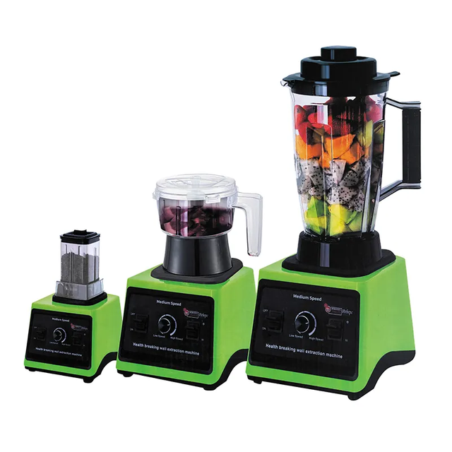 4500W Strong Power 8 Blades Stainless Steel 3.5L 5-Speed High Speed Smoothie Blender 3-in-1 for Home & Hotel Use