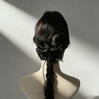 Nouvelle Perruque Tressée Style Chinois, Tresse Torsadée Bouclée Naturelle, Perruque Queue de Cheval Tressée