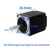 Moteur pas à pas hybride RB NEMA11 70mNm avec moteur pas à pas pour imprimante, pour application automatique 6.1V CC 28mm