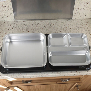 Boîte à repas portable en acier inoxydable SUS 304 robuste pour camping, vente en gros, directement de l'usine - Product Image 3