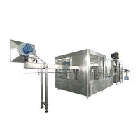 Machine de remplissage de boissons gazeuses entièrement automatique, petite, 4 têtes, 4 buses, 3 en 1, standard, pour bouteilles en verre et en plastique