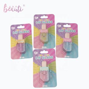 Ensemble de maquillage pour enfants en plastique mignon avec brillant à lèvres, jouets de beauté écologiques non toxiques pour filles - Product Image 3