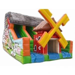 Toboggan Aquatique II, Toboggan <span class=keywords><strong>Gonflable</strong></span> Thème Océan pour Enfants avec Trois Glissades - Product Image 4