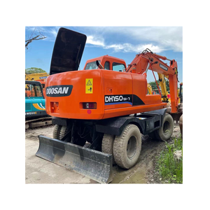 Excavatrice utilisée de roue de DH150W-7 de Doosan moteur de bonne qualité seau de 0.35m poids de l'opération de 15 tonnes - Product Image 1