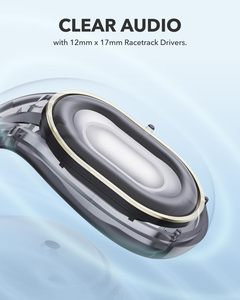 C30i de Anker, Diseño Abierto con Clip, Carcasa Rígida, Controladores Grandes para Audio, Resistente al Agua, C30i Anker C30i Anker E - Product Image 4