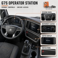 Camion tracteur d'occasion Sinotruk SITRAK G7S 680HP 6x4 Euro 4 pour l'exploitation minière et la logistique de projets SITRAK CH7 6*4 /4*2