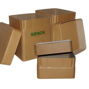 Recipiente Cuadrado Sellado de Papel Kraft de Alta Calidad para Partículas - Product Image 1