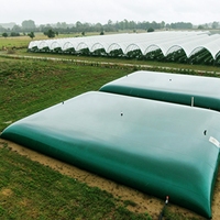 Réservoir d'eau pliable en bâche PVC portable Jiamei, souple, pour la récolte, le stockage et l'irrigation agricole, 2x1.5x1m, garantie 1 an