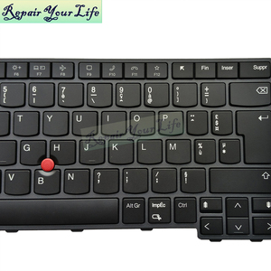 FR Teclado para Notebook Retroiluminado Francês para Lenovo <span class=keywords><strong>Thinkpad</strong></span> P14S GEN 3 T14 L14 GEN 3 T14 GEN 4 SN21D67682 com Moldura e TrackPoint - Product Image 3
