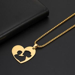 Collar de acero inoxidable con personajes de dibujos animados para el día de la madre, Joyería Moderna de alta calidad para mamá - Product Image 5