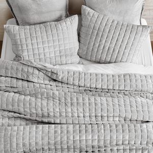 Ga trải giường sang trọng chần mịn nhung Quilt Set bộ đồ giường sang trọng Bộ Khăn trải giường phong cách phổ biến cho tất cả các mùa - Product Image 3