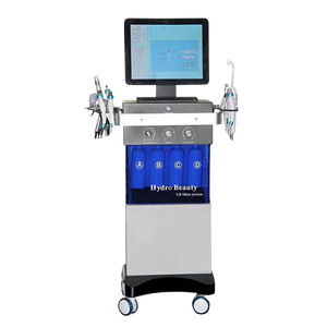 Appareil professionnel multifonctionnel de microdermabrasion à l'eau et au diamant pour soins du visage, oxygène, salon de beauté, Royaume-Uni - Product Image 2