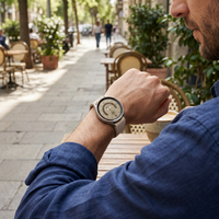 Bracelet de montre en cuir véritable bicolore personnalisé 20mm 22mm, boucle à double anneau universelle, bracelet sport confortable pour femmes et hommes