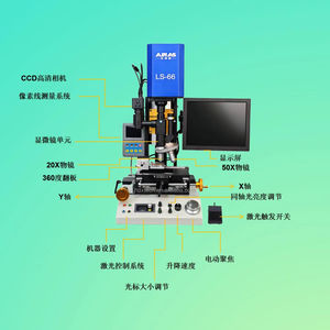 Machine à laser Ainas LS66 Mini ITO LCD pour les problèmes d'écran des <span class=keywords><strong>iPhone</strong></span> et des Samsung, élimine les puces LC, réparation par laser - Product Image 3