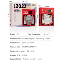 Station de dessoudage intelligente à préchauffage XZZ L2023 série 16, préchauffage pour carte mère, puce IC, plateforme de dégommage BGA