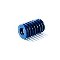 Vente Chaude Ressort de Compression Cylindrique Personnalisé à Charge Moyenne en Acier Allié 50CrVA Rouge pour Usage Industriel et Injection Plastique