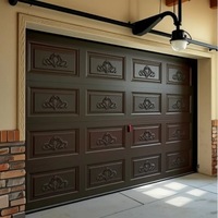 Porte de Garage de Villa Européenne Automatique Design Moderne en Alliage d'Aluminium Volet Électrique Élévateur pour Usage Extérieur pour le Ménage