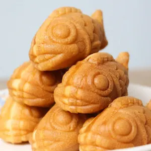 Machine à fabriquer des gaufres poisson taiyaki, 1 pièce, équipement de cuisson coréen pour faire des boulettes sphériques