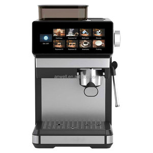 ANWELL Factory Price 20 bar Espresso Maker Smart <strong>Coffee</strong> Makers Espresso <strong>Coffee</strong> <strong>Machine</strong> With Automatic Powder <strong>Pressing</strong> Function - Product Image 1