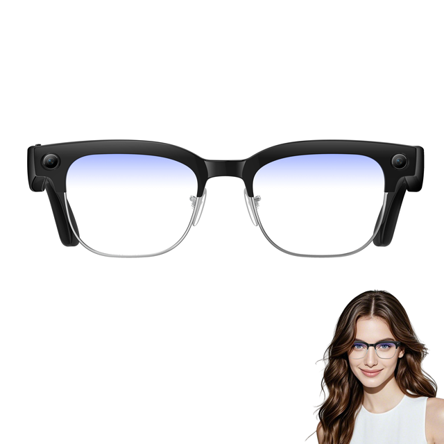 W630 AI Smart Sunglasses 8MP HD Camera Video Recording Real-Time AI Translation Surround Sound BT Call WiFi File Transfer