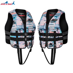 Vêtement de pêche et de natation camouflage, veste de <span class=keywords><strong>flottaison</strong></span> en néoprène, <span class=keywords><strong>gilet</strong></span> de sécurité camouflage pour adulte, <span class=keywords><strong>gilet</strong></span> de sauvetage à flottabilité réglable - Product Image 5