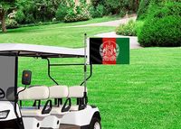 Drapeau national afghan en polyester 3x5 pieds avec œillets en laiton pour décoration extérieure – Vente en gros