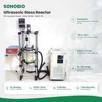 SONOBIO 10L Homogenizer Ultrasonik Sistem Pendingin Berjaket OEM Probe Paduan Titanium yang Dapat Disesuaikan Ekstraksi Herbal Cina