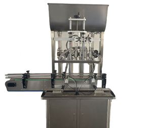 Máquina Automática Vertical de Llenado de Botellas (500ml/200ml) para Crema de Belleza, Jugos, Bolsas de Plástico, Bebidas, con Motor de Pistón PLC - Product Image 1