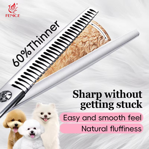 <span class=keywords><strong>Ciseaux</strong></span> de toilettage professionnels Fenice JP440C 6,75/7 pouces <span class=keywords><strong>pour</strong></span> animaux de compagnie, effet de coupe volumineuse, <span class=keywords><strong>ciseaux</strong></span> à dents épaisses <span class=keywords><strong>pour</strong></span> chiens - Product Image 2