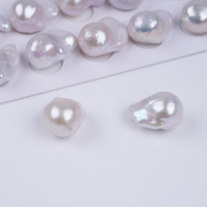 ลูกปัดมุกน้ำจืดสีชมพูทรงแบน ขนาด 11-13 มม. สำหรับงาน DIY ทำมือ อุปกรณ์เสริม ขายส่งจากจูจี ลูกปัดมุกกึ่งสำเร็จรูป - Product Image 5
