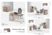 Bureau d'angle de luxe en MDF avec tiroirs modulaires pour PC, mobilier de travail élégant, bureau d'ordinateur moderne pour l'étude