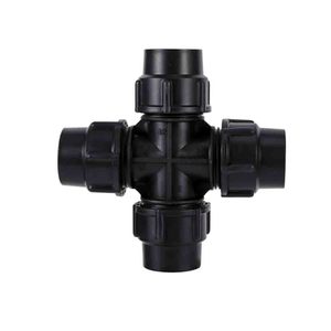 25mm <strong>MDPE</strong> T-Type Switch Water Splitter for Water <strong>Pipe</strong> Irrigation Fittings PE Quick Cross Connector Plastic tap Ball Valve - Product Image 1