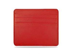 高級デザイン PUレザー カードホルダー ウォレットバッグ Ins風 薄型カードスロット ソフト プレミアム ポータブル カードホルダーウォレット - Product Image 3