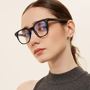 קלאסי Tr90 Ultralight עין זכוכית מסגרות גברים נשים מחשב אנטי כחול אור חסימת משקפיים קריאה אופטית משקפיים מסגרת