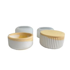 Wholesale Custom Gifts Decoration 3D Resin Epoxy Injection Molding Mould Vase Silicone Mold for Concrete Making - Product Image 2