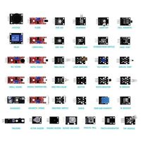 Kit de 37 capteurs originaux, 37 modules de capteurs en 1, kit de démarrage pour projets de robots Raspberry Pi, fabriqué en CN/GUA