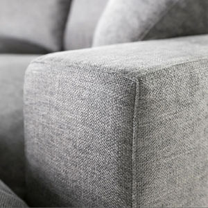 Ensemble de canapés modulaires pour salon Design Corner, de bonne qualité, en tissu gris - Product Image 5