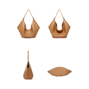 OEM Sac à main pour <span class=keywords><strong>femme</strong></span> Fabbricante Ingrosso Personalizzato Tessuto Pelle Vera Borsa Tote Donna Alta Qualità Grande Capacità - Product Image 6