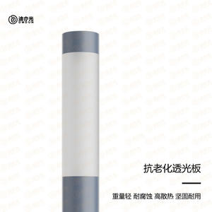 โคมไฟสนามหญ้ากลางแจ้ง โคมไฟสวน โคมไฟอะคริลิคสำหรับลานบ้าน โคมไฟถนนแบบเรียบง่าย โคมไฟสนามหญ้า LED โคมไฟตกแต่งภูมิทัศน์ลานบ้าน - Product Image 4