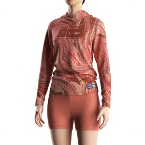 T-shirt de pêche à manches longues léger et respirant avec protection solaire par sublimation pour femme - Product Image 5
