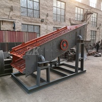 Crible vibrant linéaire industriel pour séparateur de sable, criblage par vibration, tamis pour sable et poudre de pierre, machine de criblage à moteur vibrant