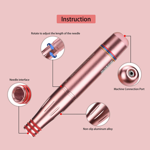Kit de Pluma Inalámbrica para Micropigmentación de Labios y Cejas, Máquina de Maquillaje Permanente de Aleación de Aluminio - Product Image 6
