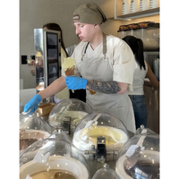 Machine à faire des glaces Galaxy Pro V8, système de refroidissement par air, qualité fiable, machine à glaces, garantie de 2 ans, gelato frais