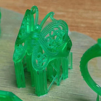 Service d'impression 3D SLA personnalisé-Prototypage rapide de bague de bijoux, modèle de cire